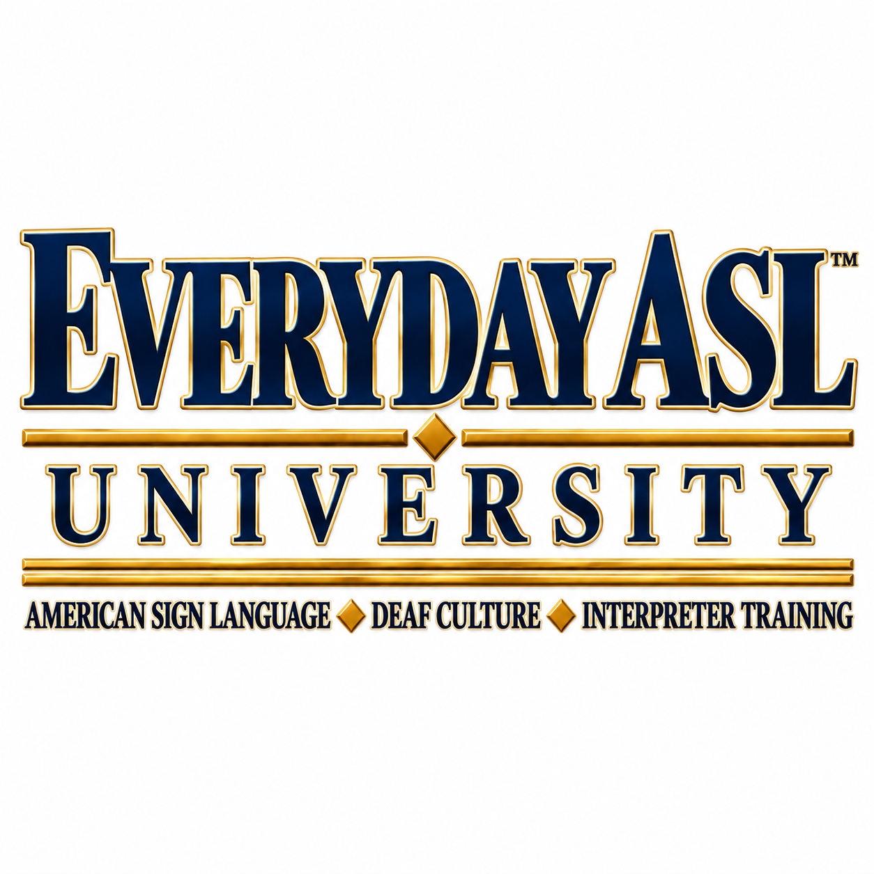 Everyday ASL University Logo
